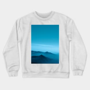 Blue Mountains blue sky Crewneck Sweatshirt